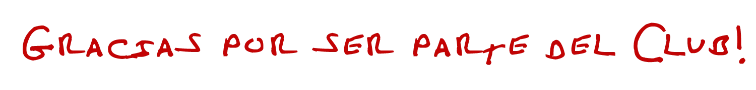 Gracias por ser parte del Club